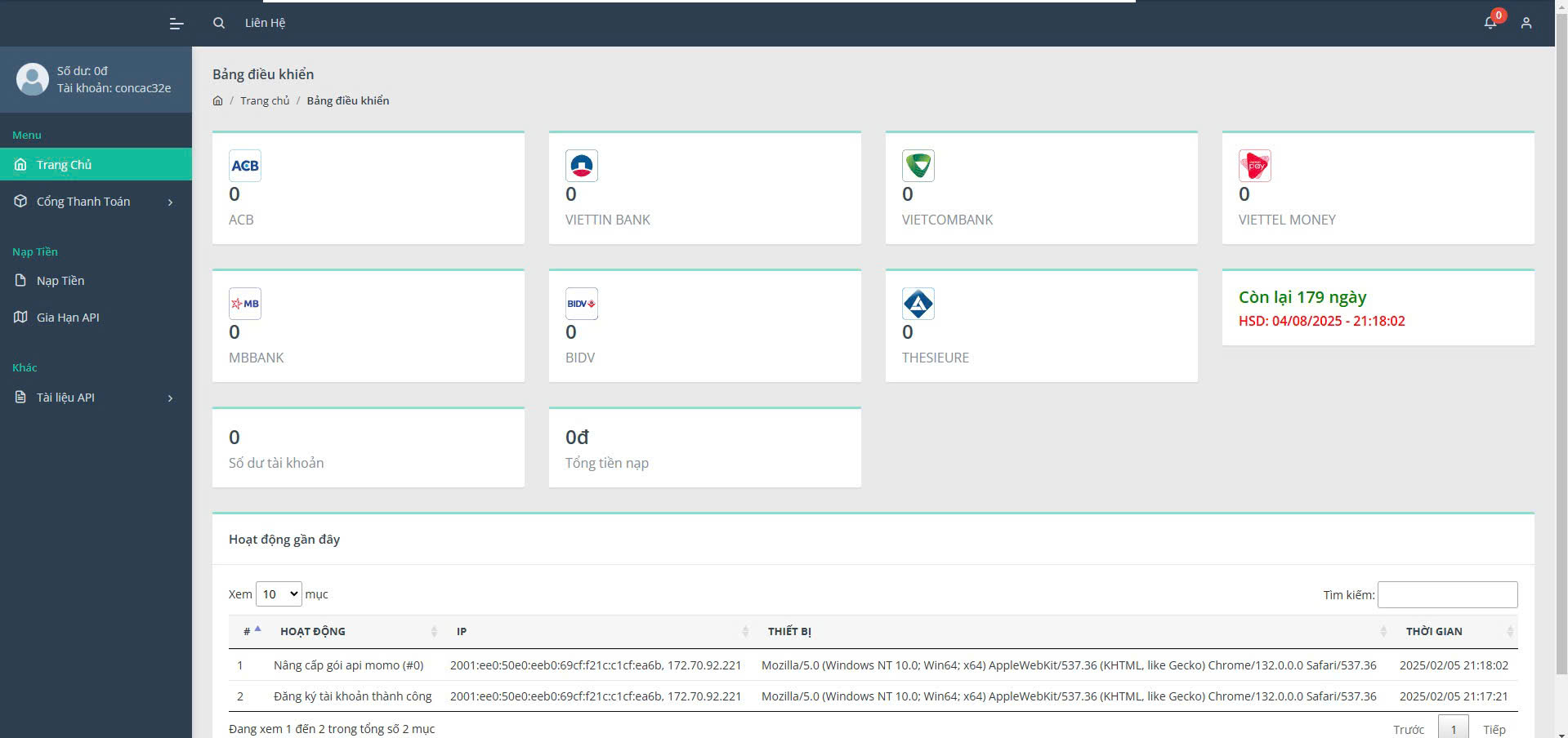 Code Thuê Api 7 cổng hỗ trợ api v1,v2
